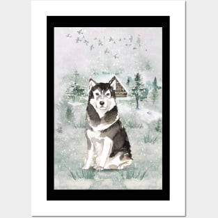 Alaskan Malamute Posters and Art